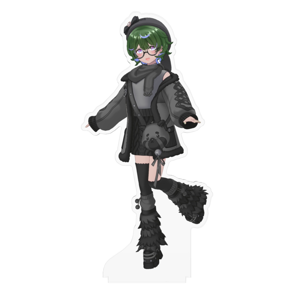 【緑峰きゅびる】12月冬コーデ-アクスタ-G1076