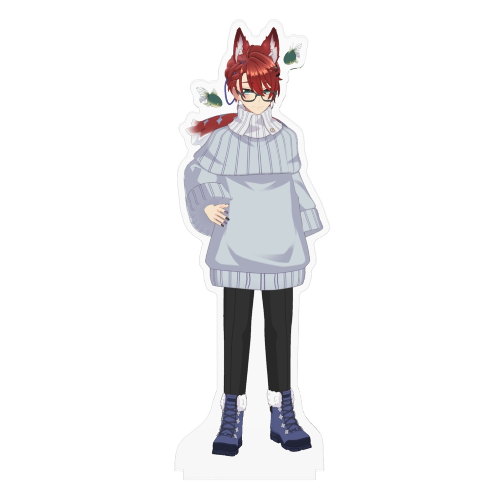 【まぐたろう】12月冬コーデ-アクスタ-G0420