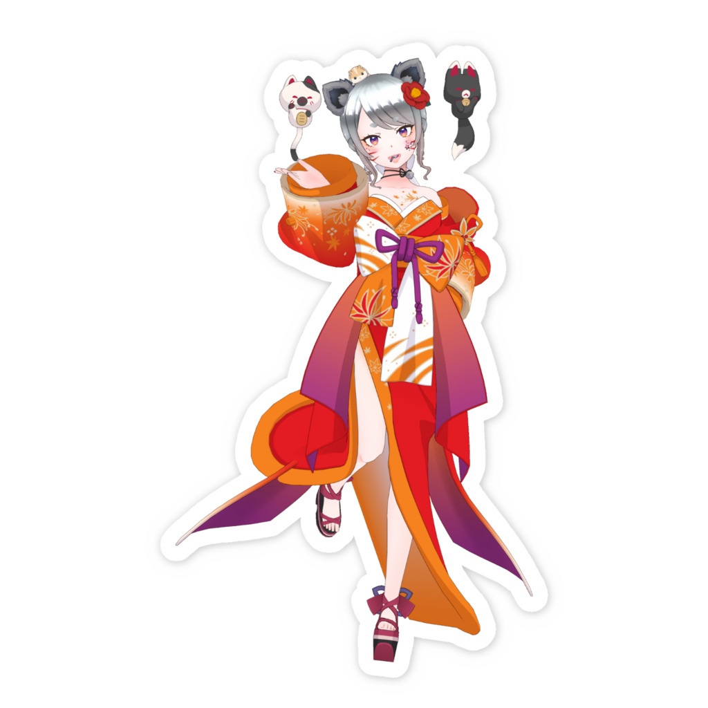 【こちょ。】01月記念日-スマホステッカーG0043