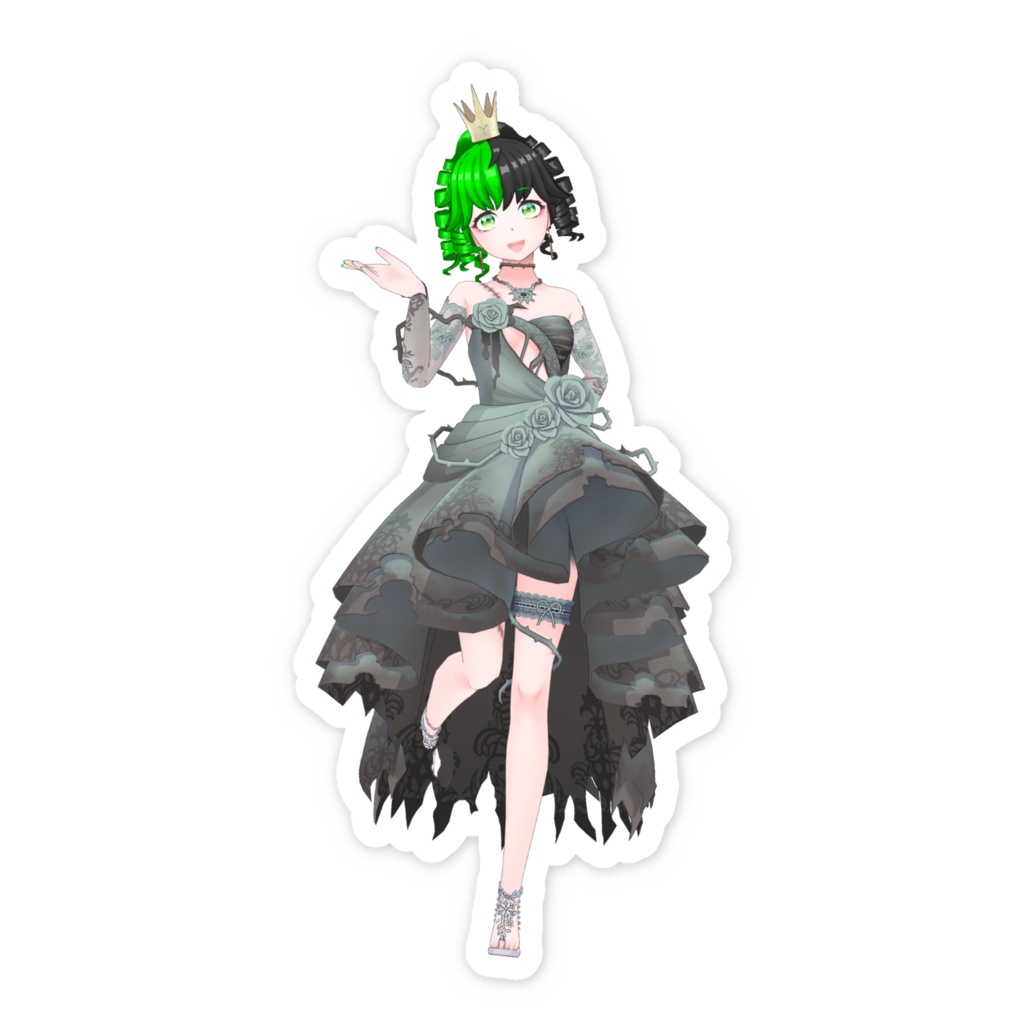 【めろ】01月記念日-スマホステッカーG1021