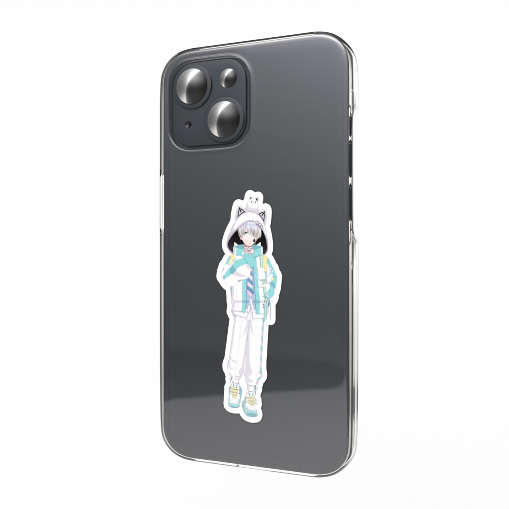 【モフ】01月記念日-スマホステッカーG1086