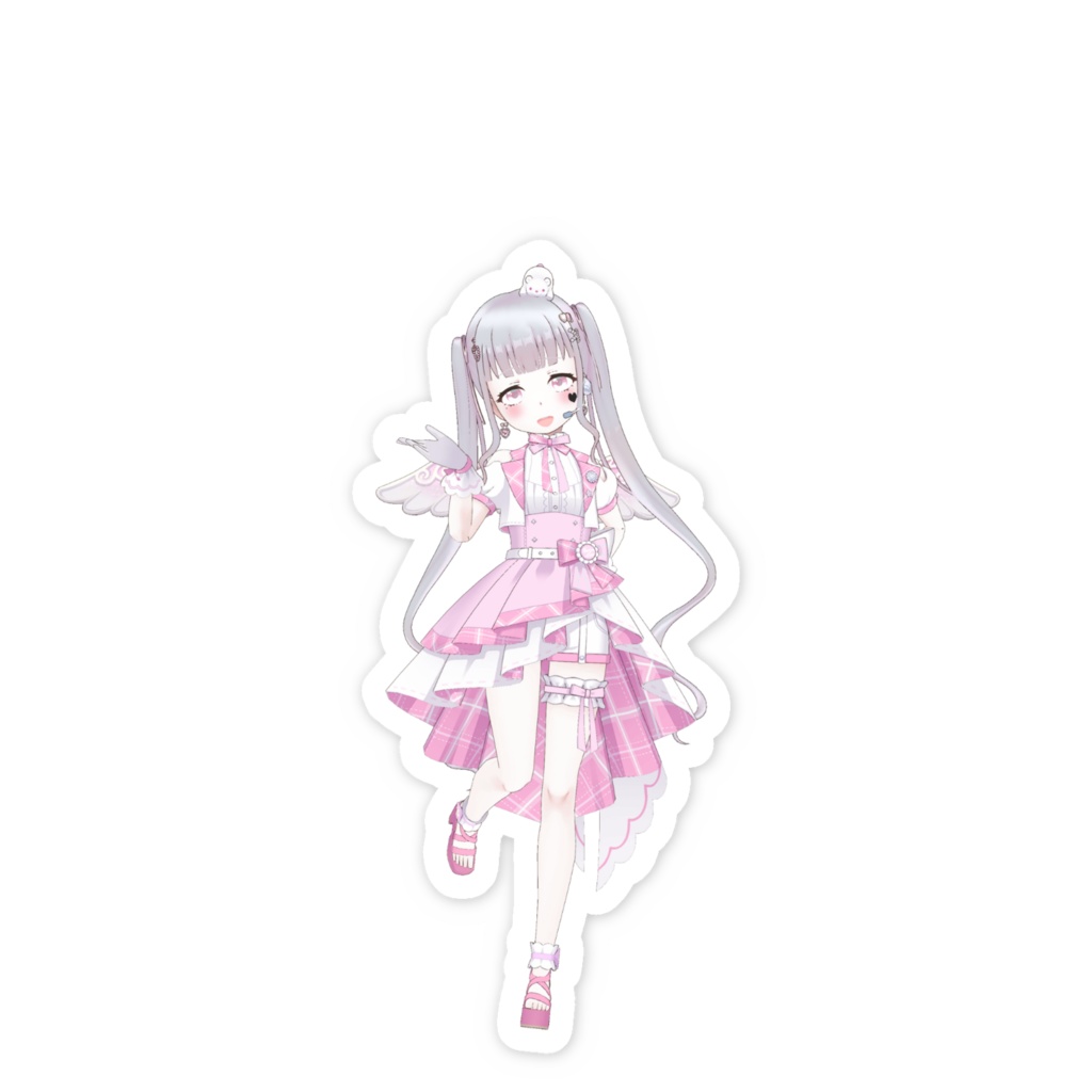 【冬乃さくら】01月記念日-スマホステッカーG0047