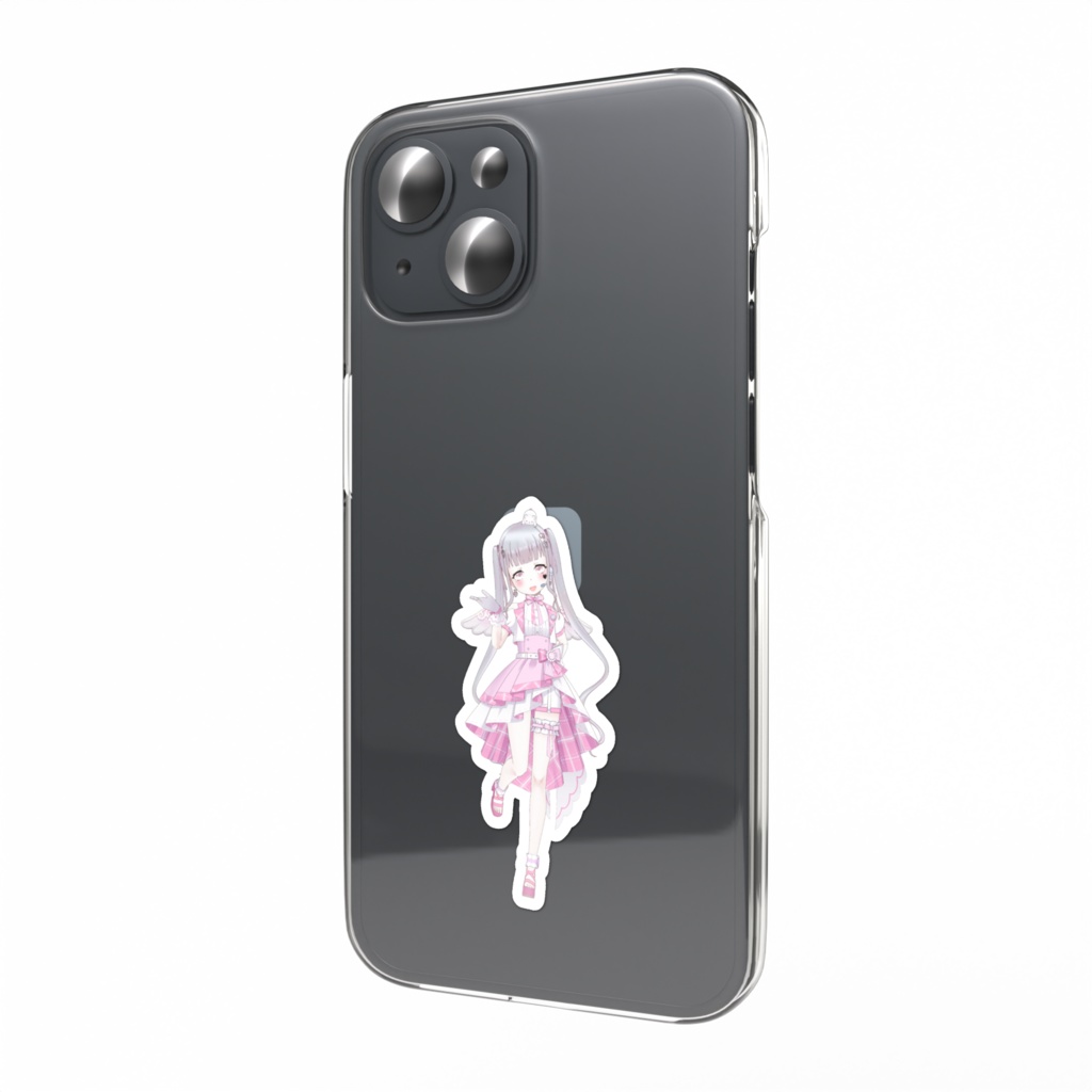 【冬乃さくら】01月記念日-スマホステッカーG0047