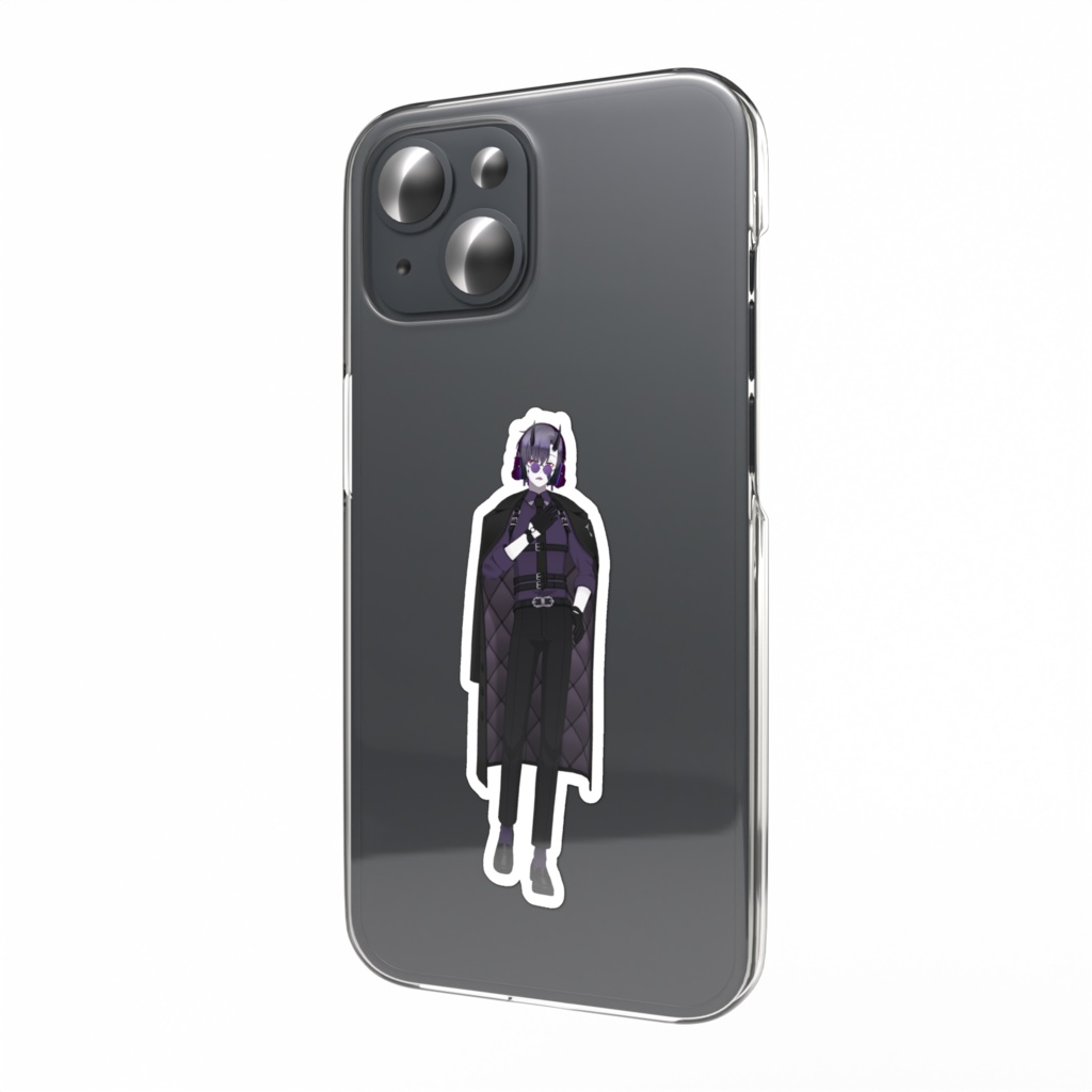 【天唄　紫音】01月記念日-スマホステッカーG1087