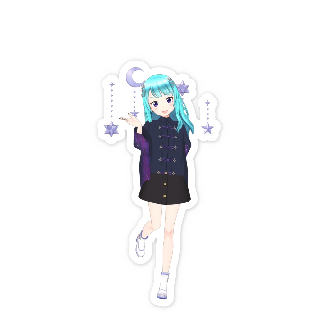 【彩光】01月記念日-スマホステッカーG0199