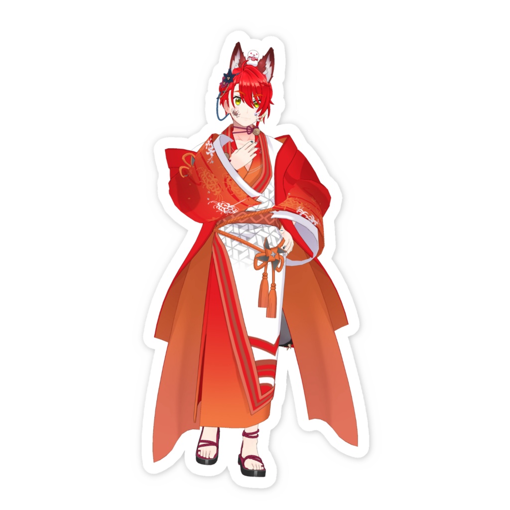 【我流フェン】01月記念日-スマホステッカーG1060