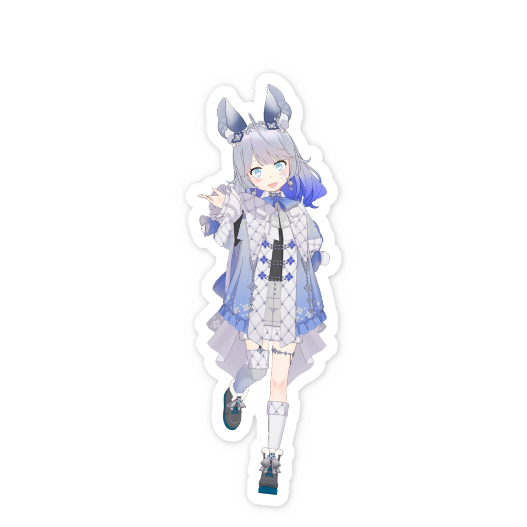 【桜戸 かるまる】01月記念日-スマホステッカーG1075