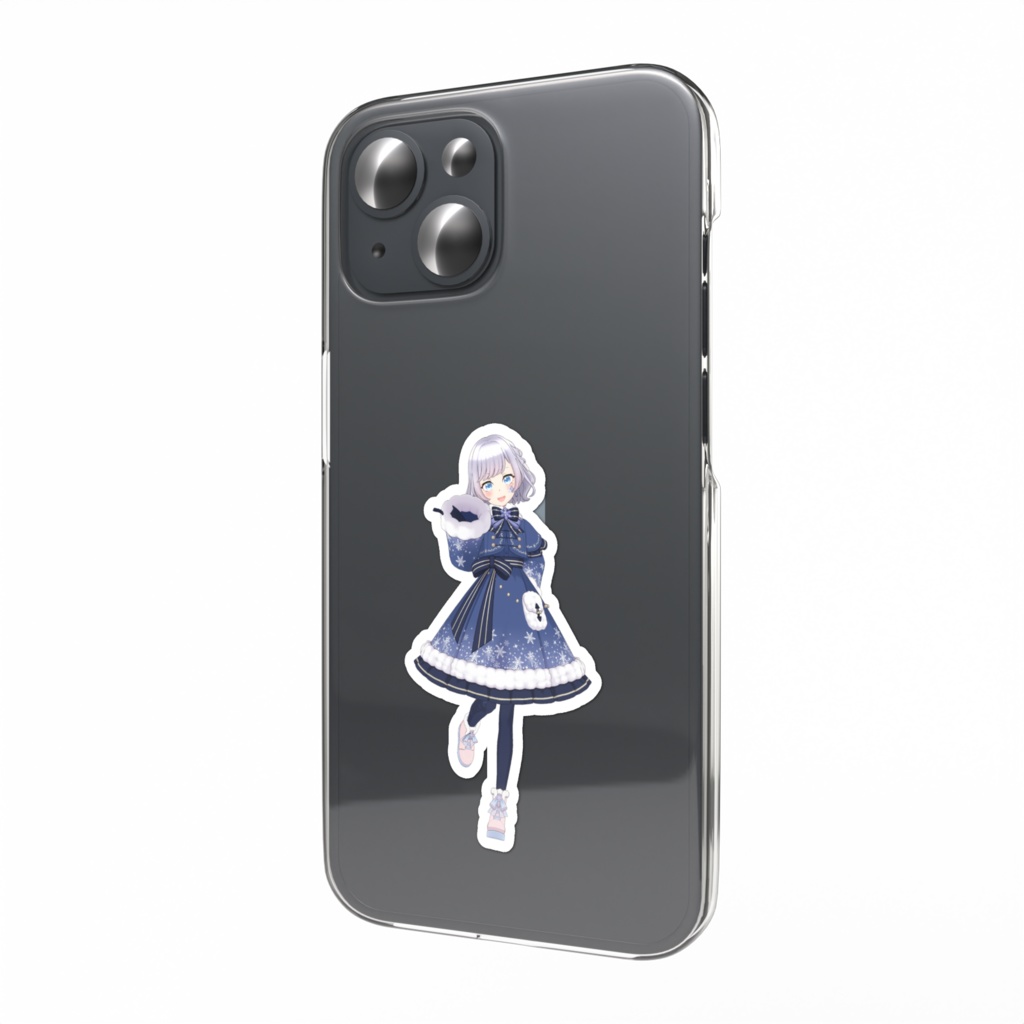 【泡雪くらげ】01月記念日-スマホステッカーG0840