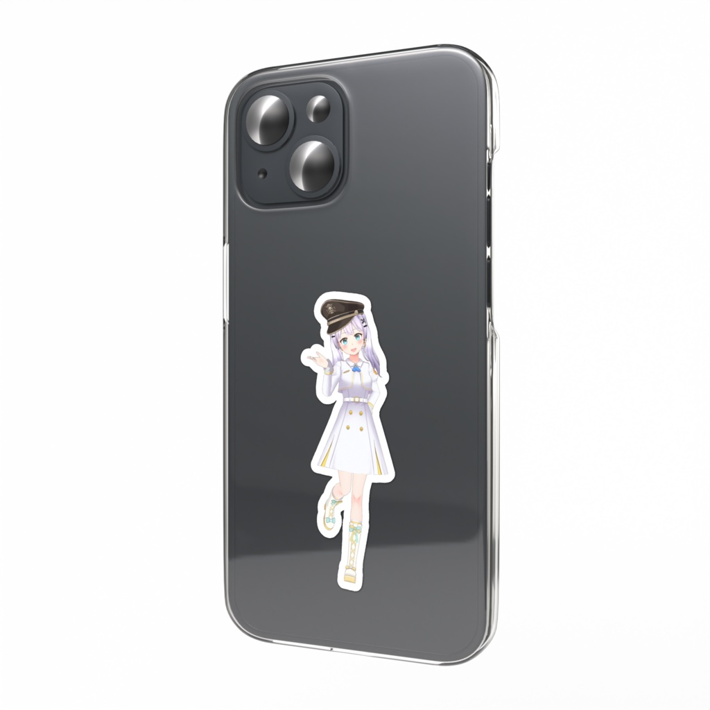 【白月シエスタ】01月記念日-スマホステッカーG0477