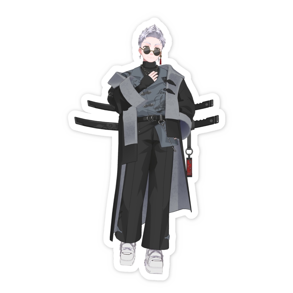 【皐輝帆】01月記念日-スマホステッカーG1110