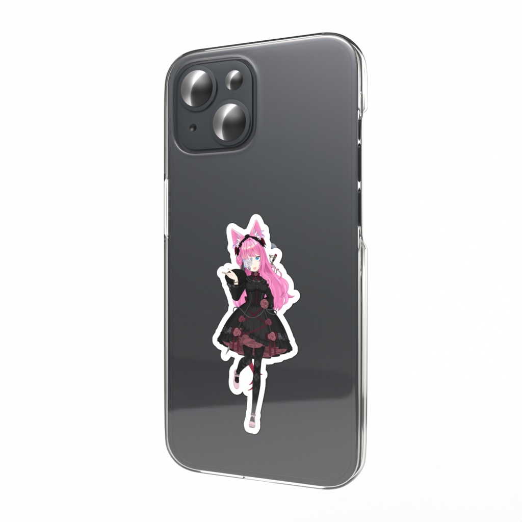 【紗猫】01月記念日-スマホステッカーG0006