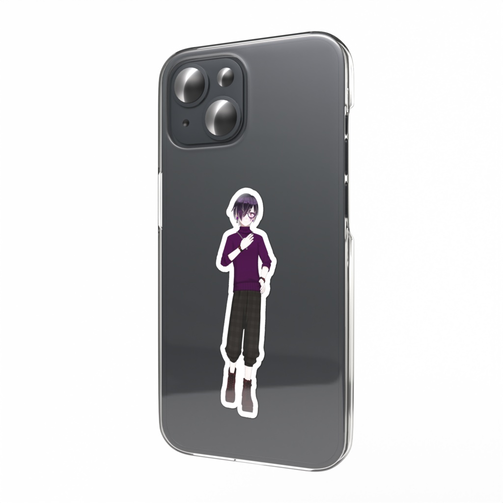 【紫焔≒紫乃】01月記念日-スマホステッカーG0001