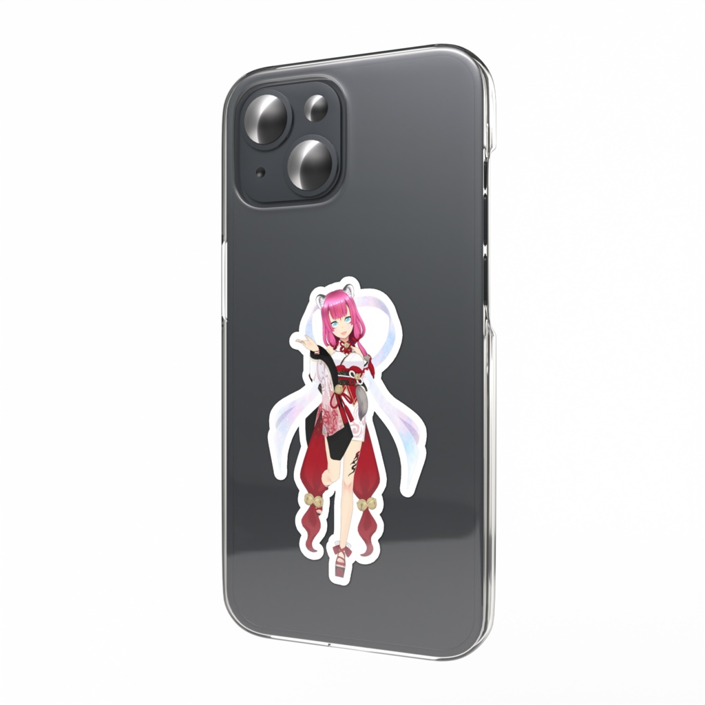 【雪狐天狐】01月記念日-スマホステッカーG1065