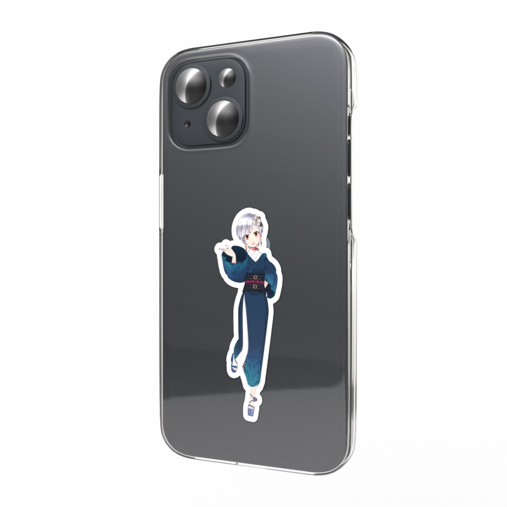 【霧央椿】01月記念日-スマホステッカーG1085