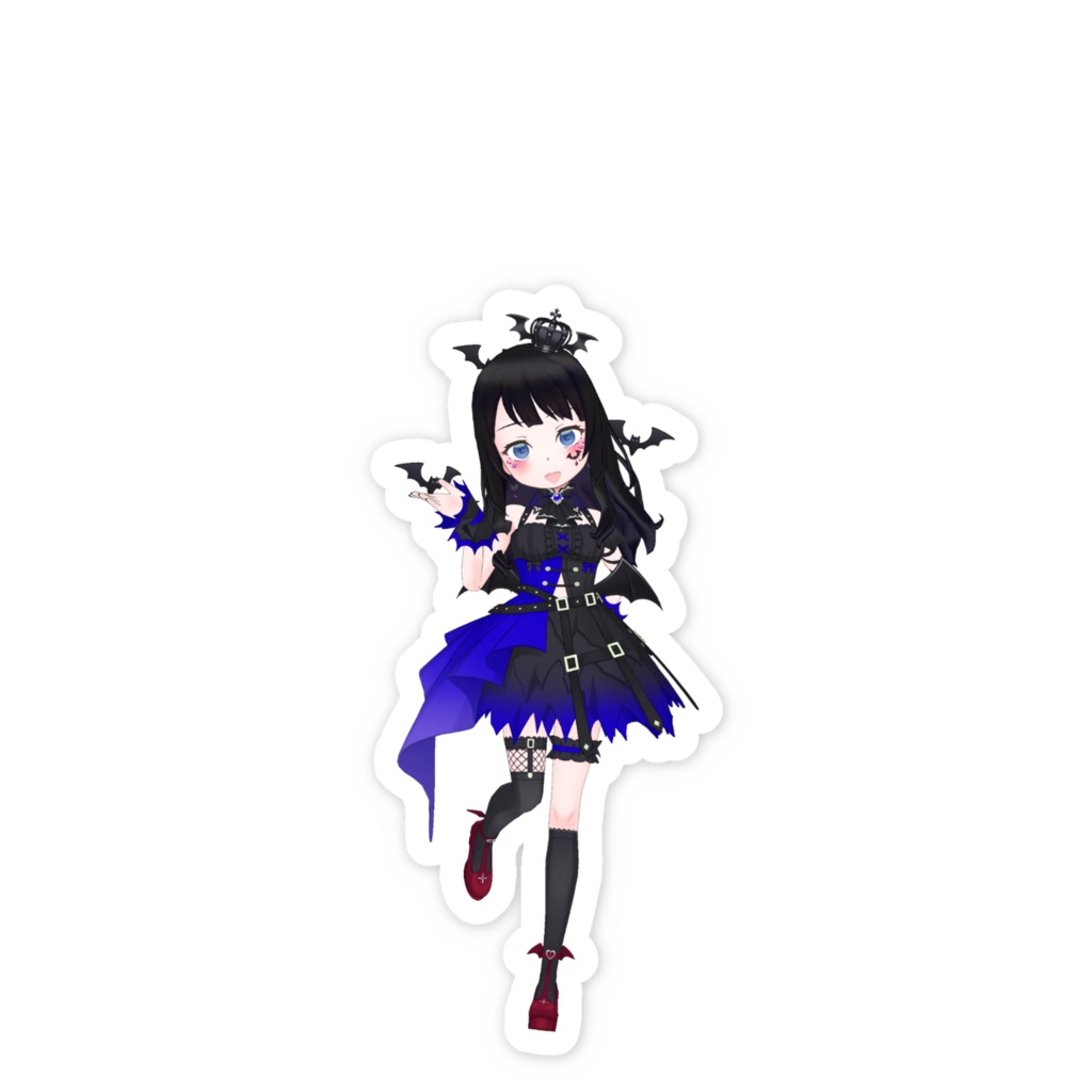 【餓死ちん】01月記念日-スマホステッカーG0915