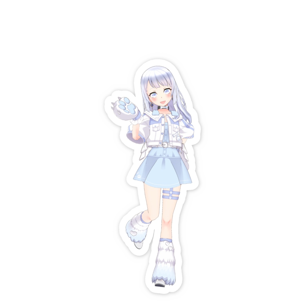 【鳴瀬 雪月】01月記念日-スマホステッカーG0961