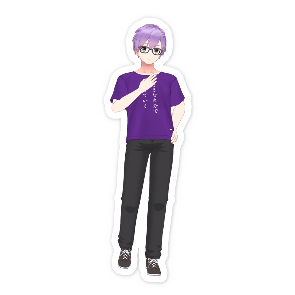 【鷹坂ロコ】01月記念日-スマホステッカーG0538