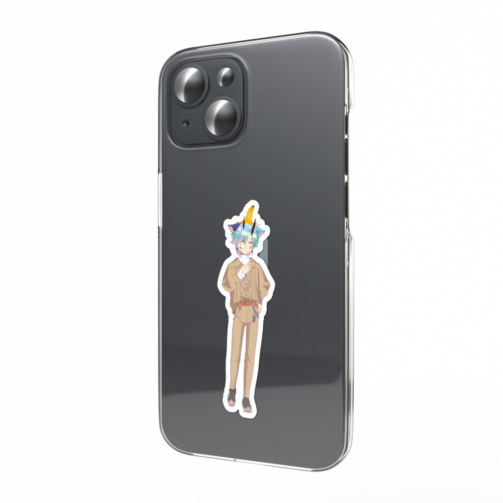 【ﾊﾞﾅﾎﾟﾃ】01月記念日-スマホステッカーG0645