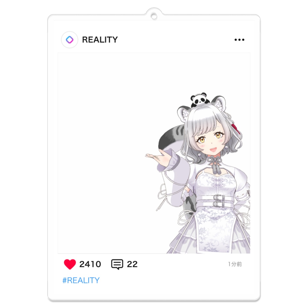 【しろとら】01月記念日-フィード風アクキーG1082