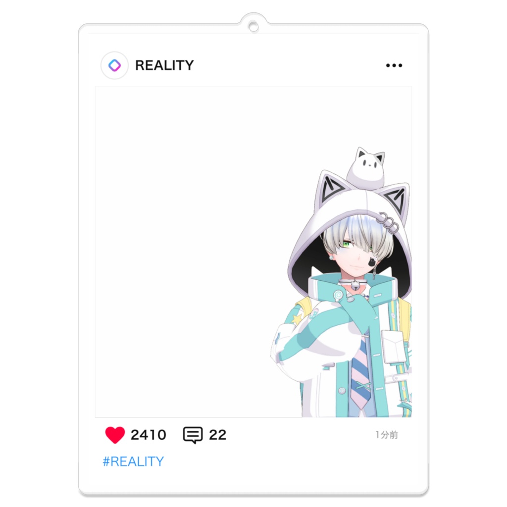 【モフ】01月記念日-フィード風アクキーG1086