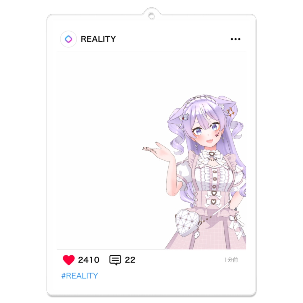 【ルナ】01月記念日-フィード風アクキーG1091