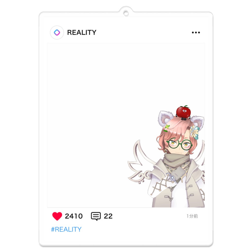 【宙真米ユデル(仮)】01月記念日-フィード風アクキーG1095