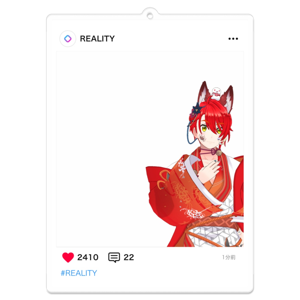 【我流フェン】01月記念日-フィード風アクキーG1060