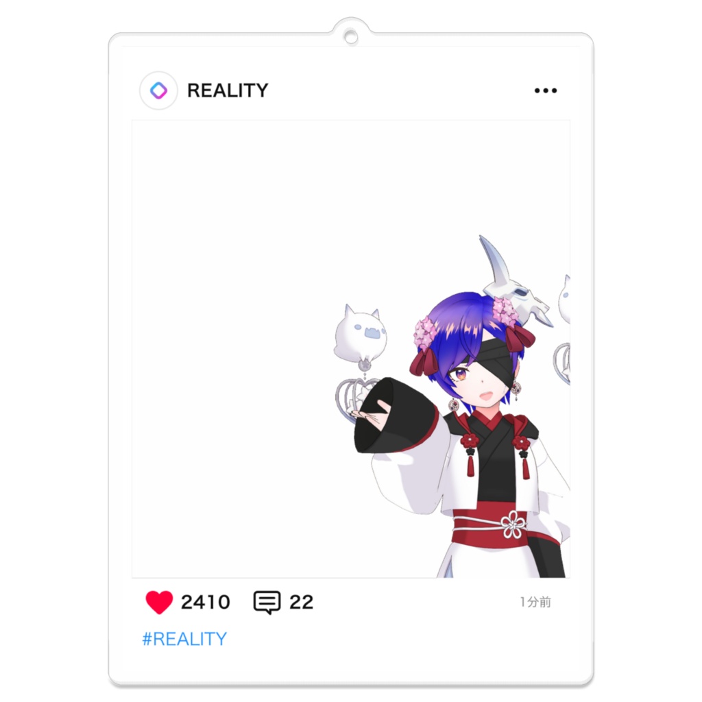 【歌緋メシル】01月記念日-フィード風アクキーG0909