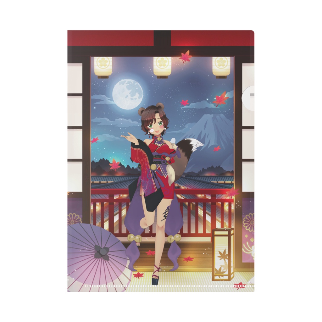 【おひるねこちゃん】01月記念日-クリアファイル-G0963