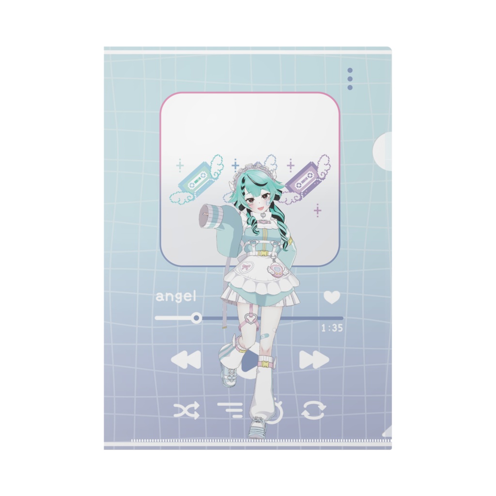 【かわいい Kong】01月記念日-クリアファイル-G0589