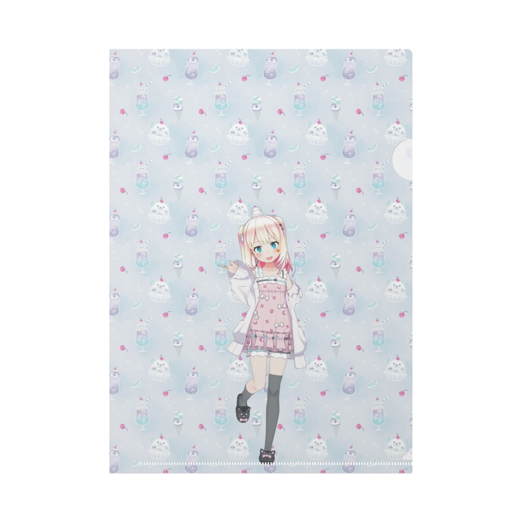 【きーにゃん】01月記念日-クリアファイル-G0829