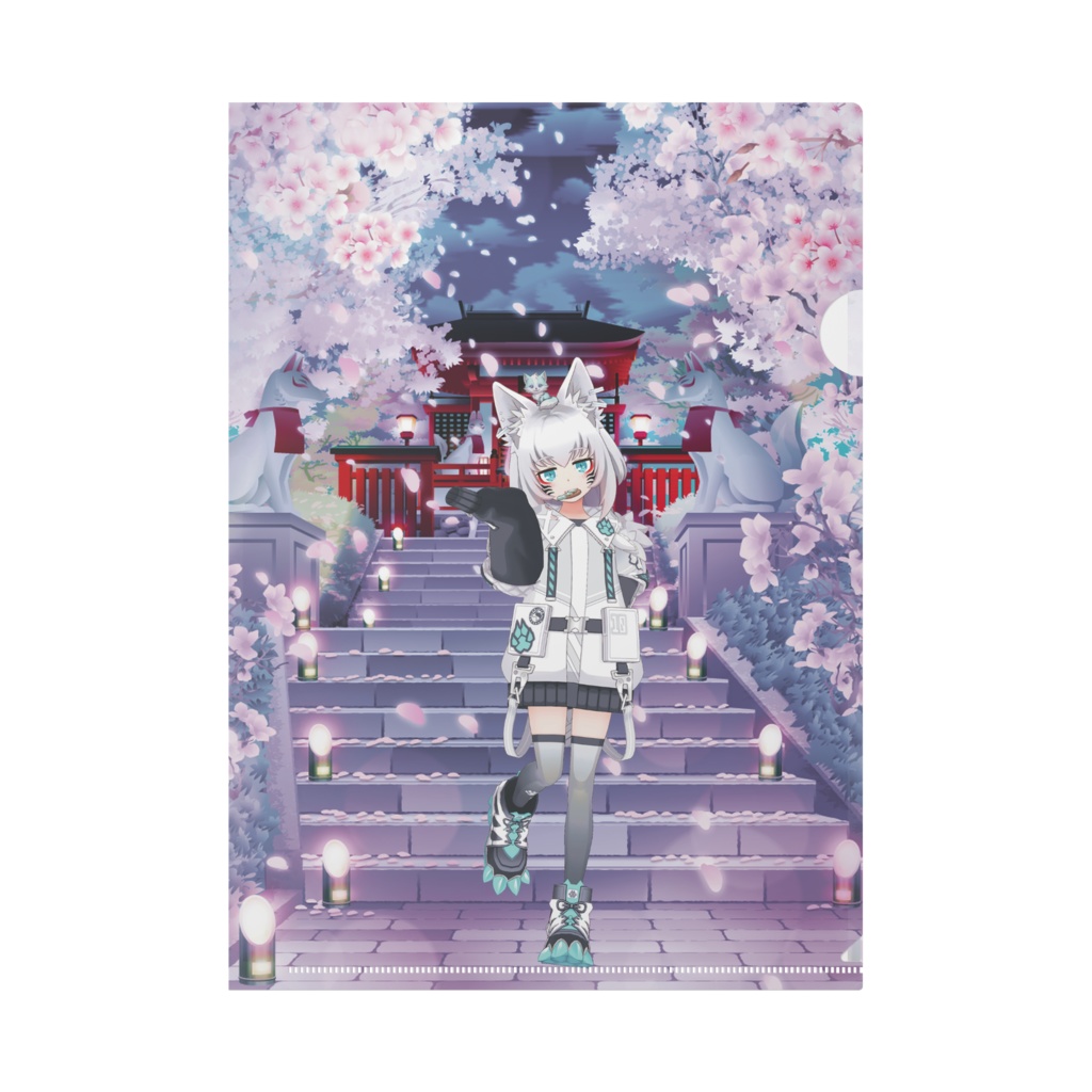 【こひつじ　クオン】01月記念日-クリアファイル-G0070