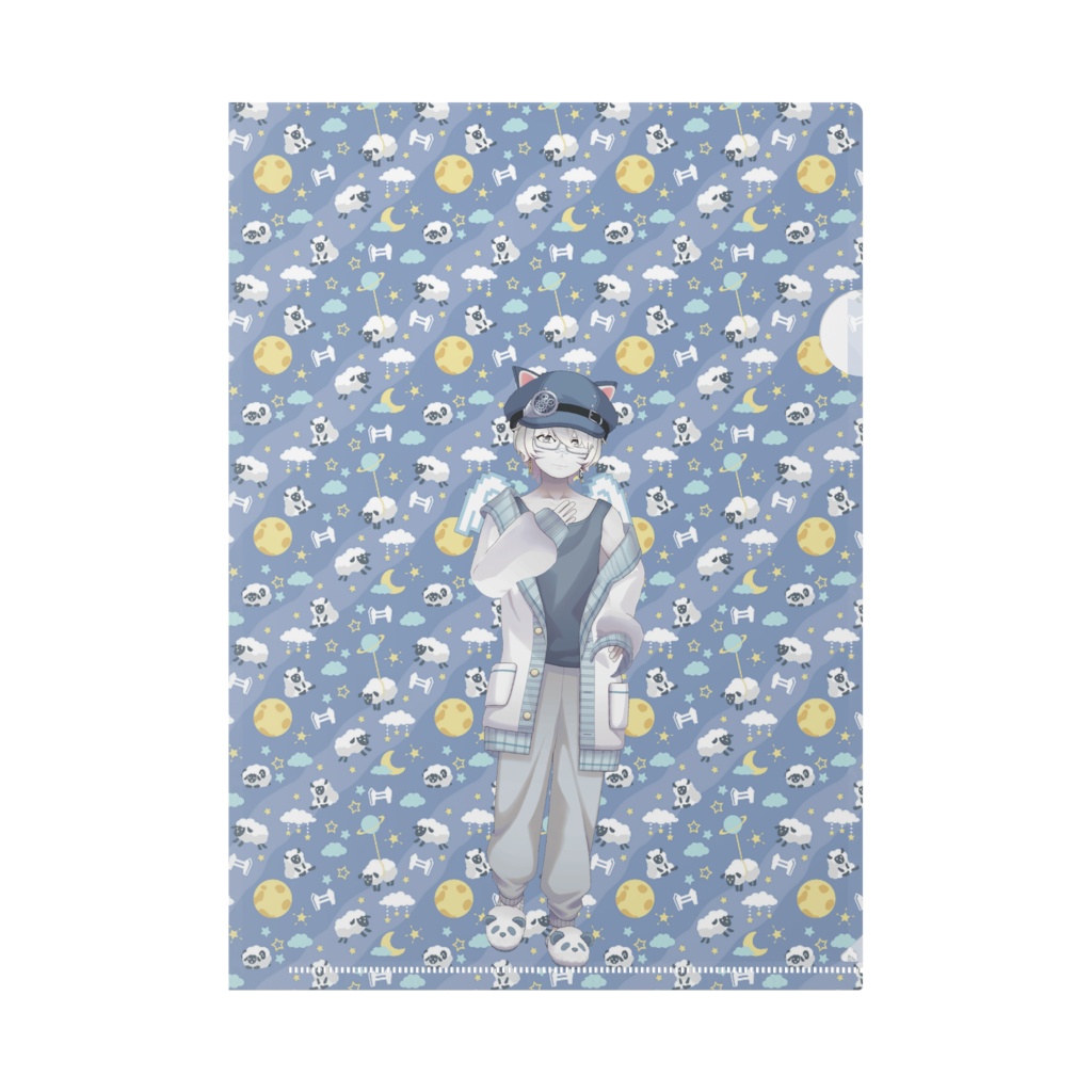 【しろさん】01月記念日-クリアファイル-G0962