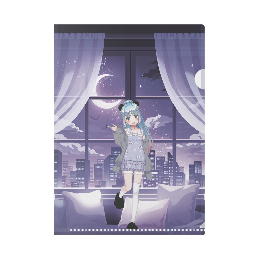 【ねむりいぬ】01月記念日-クリアファイル-G0560