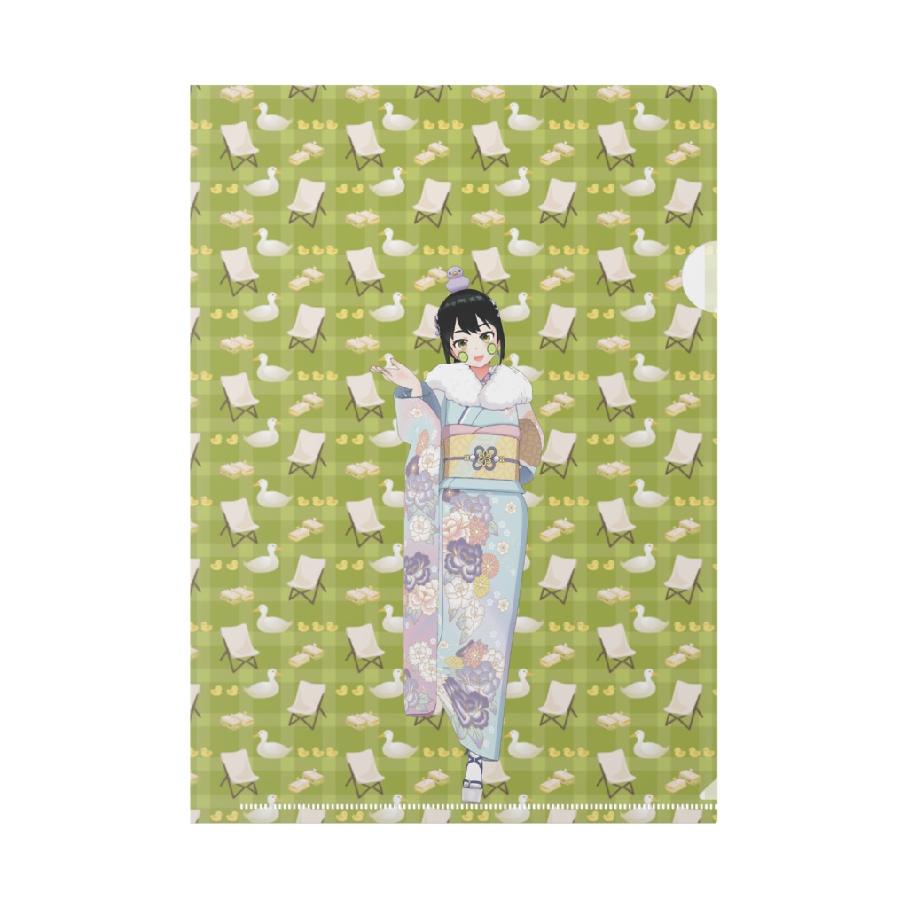 【クマムシ子】01月記念日-クリアファイル-G0302