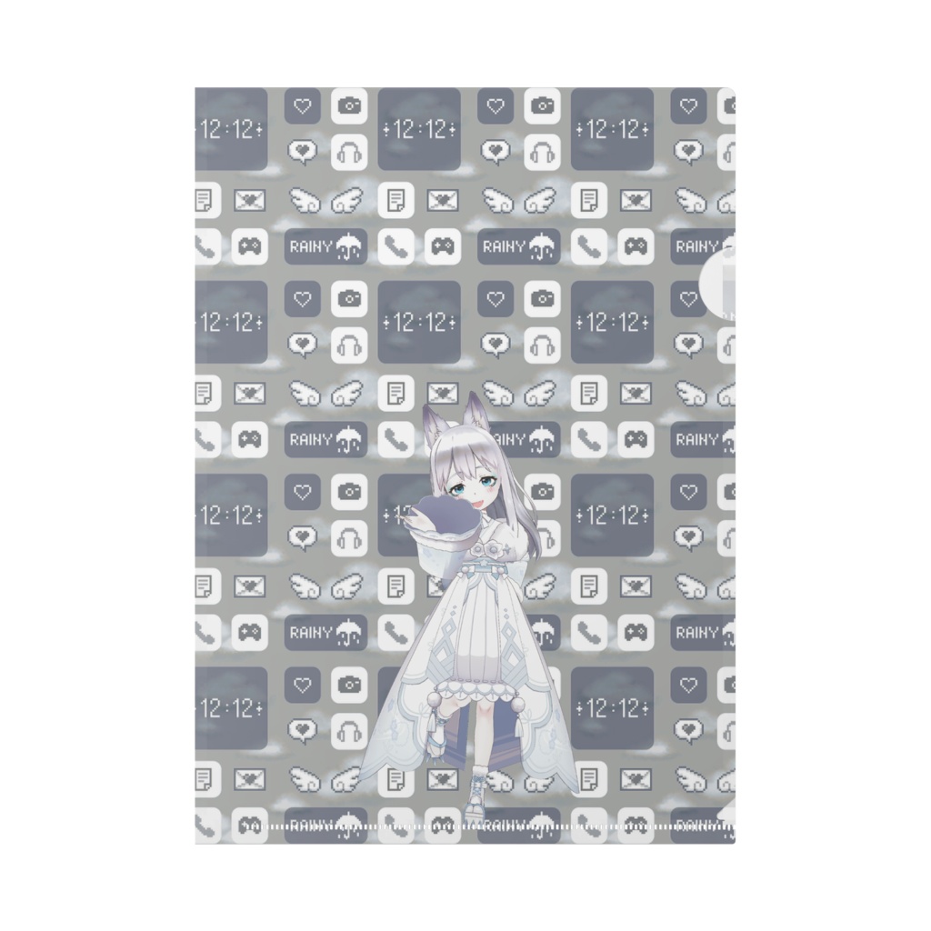 【シラクマ】01月記念日-クリアファイル-G0185