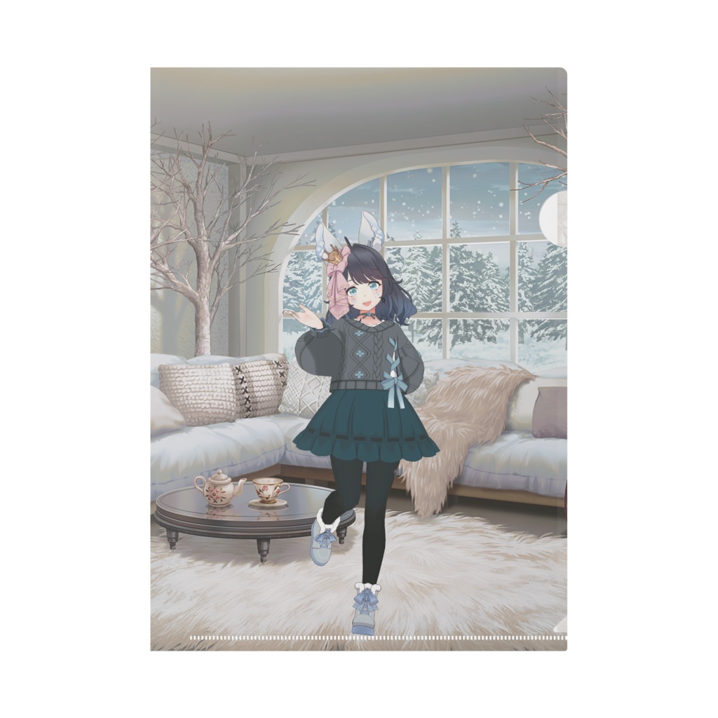 【チョコ花】01月記念日-クリアファイル-G0567