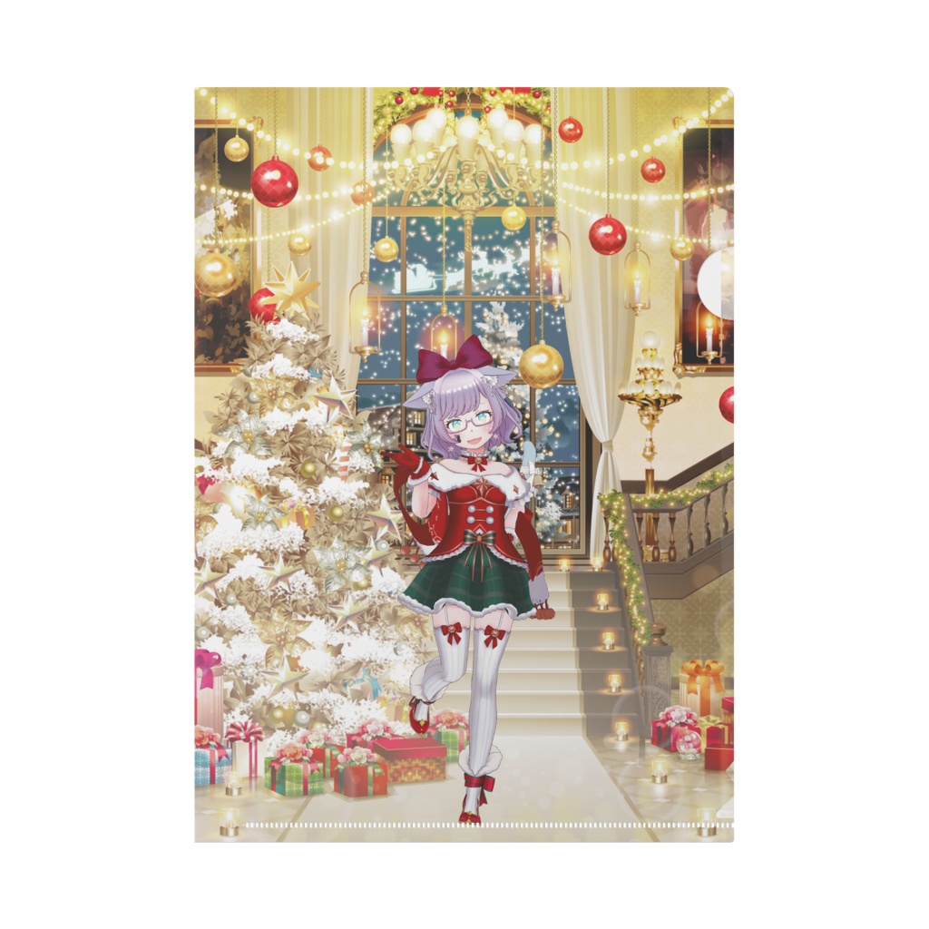 【ユズねこ】01月記念日-クリアファイル-G0842