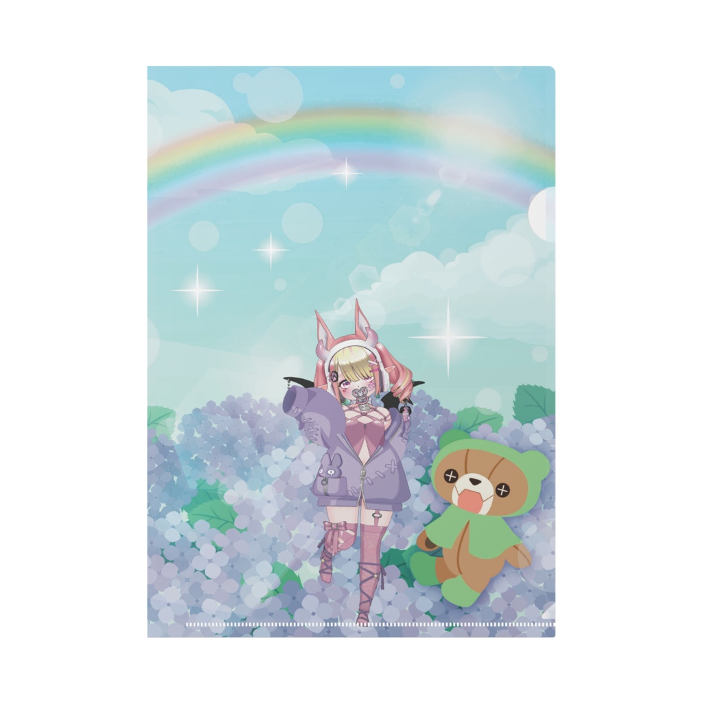 【ヨシヨシオツキミ】01月記念日-クリアファイル-G0432