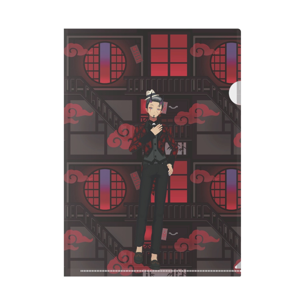 【夜乙女 酒羅】01月記念日-クリアファイル-G1139