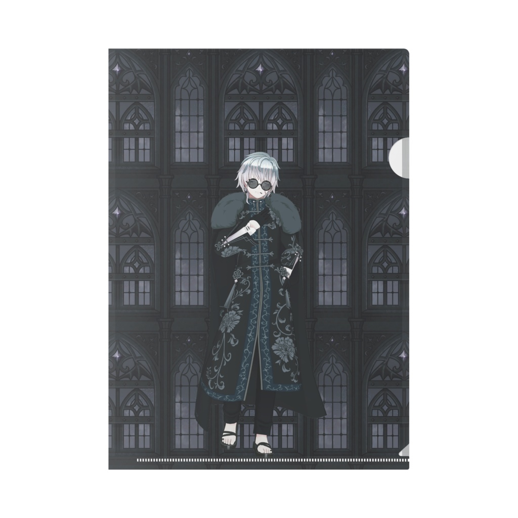 【夜魅　菊薰】01月記念日-クリアファイル-G1242