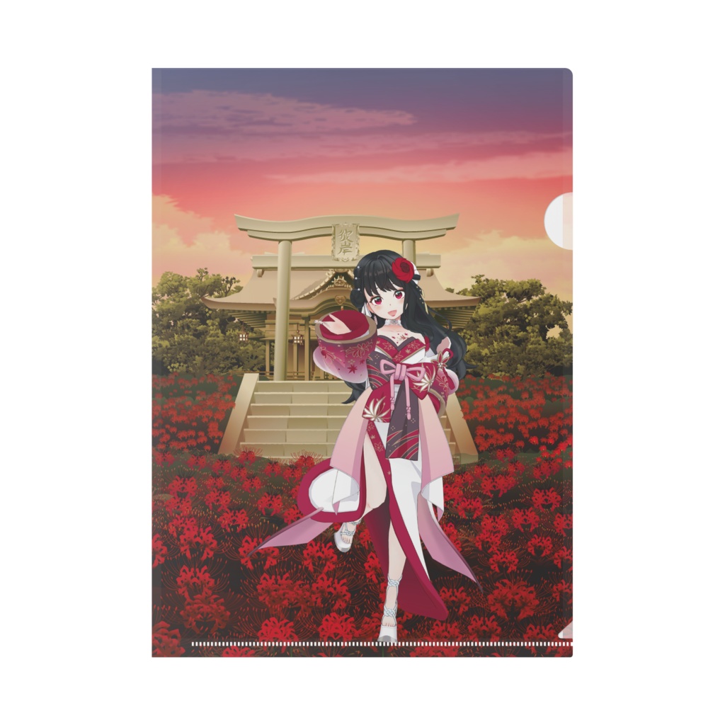 【柚月羽花】01月記念日-クリアファイル-G0739
