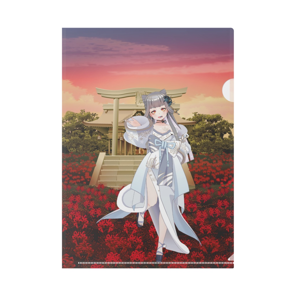 【椿】01月記念日-クリアファイル-G1154