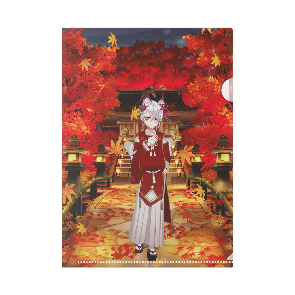 【狐噺ろん】01月記念日-クリアファイル-G0545