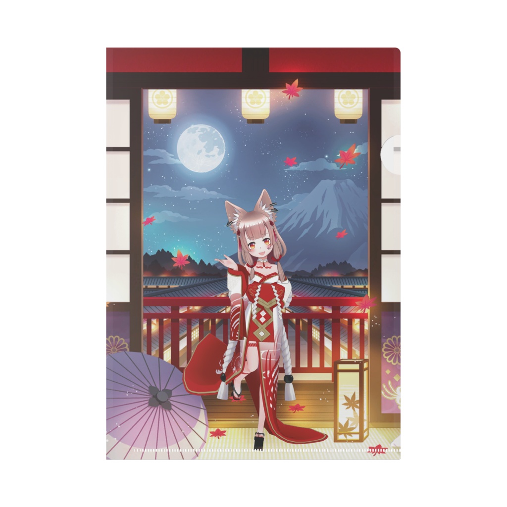 【狐桜いのり】01月記念日-クリアファイル-G0238