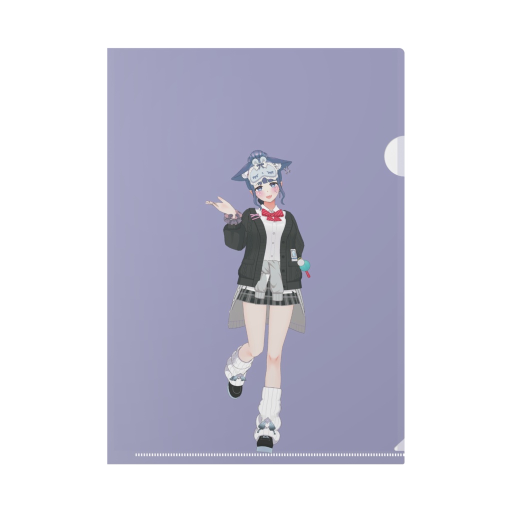 【猫推 碧波(あおば)】01月記念日-クリアファイル-G0499