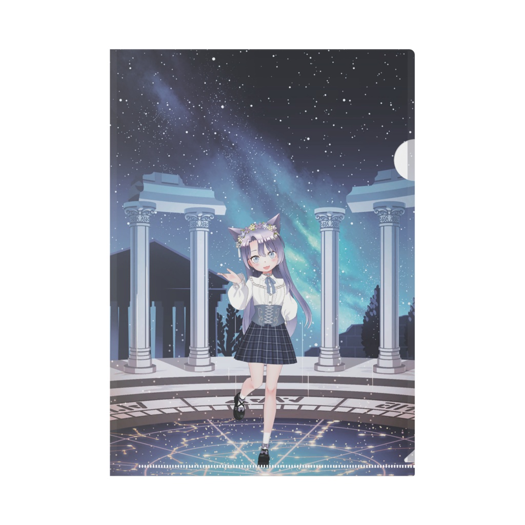 【猫音すみゃ】01月記念日-クリアファイル-G0718