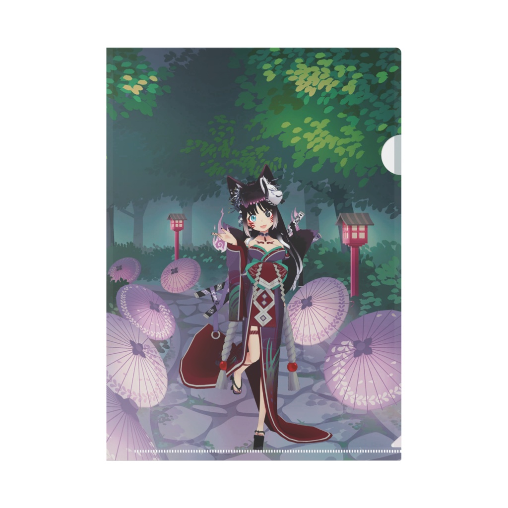 【猫音 心愛】01月記念日-クリアファイル-G0436