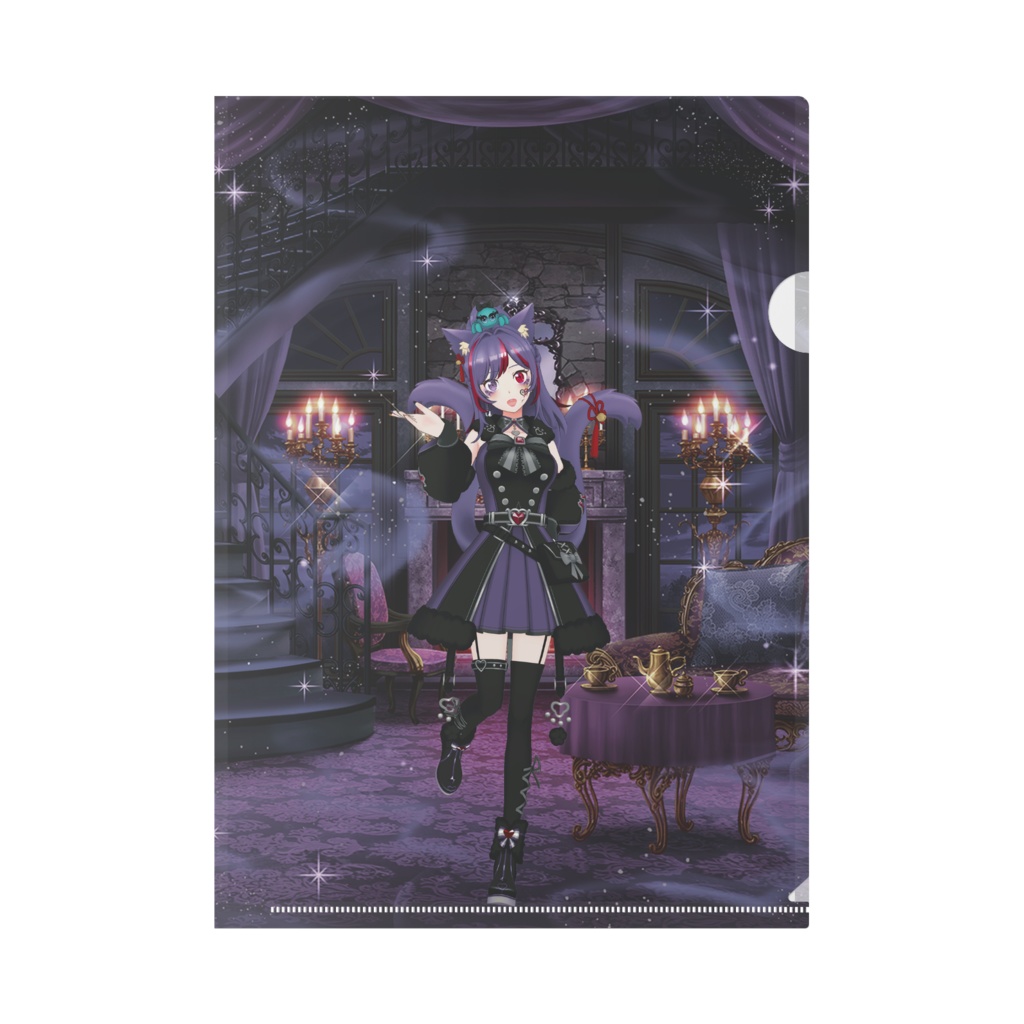 【薄明 紫翠】01月記念日-クリアファイル-G0894