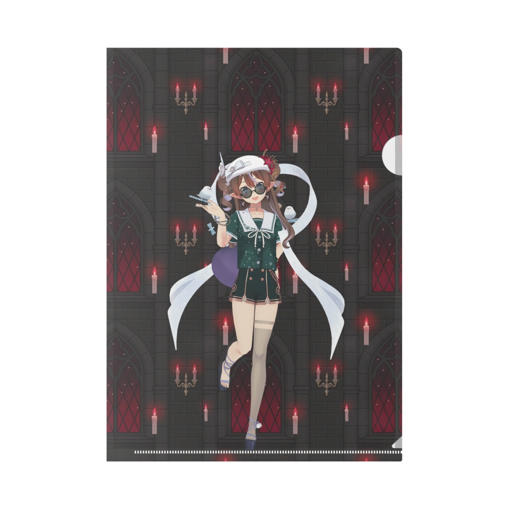 【西洞院　八季芽】01月記念日-クリアファイル-G0029